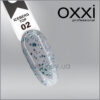 OXXI - TOP WITHOUT A STICKY LAYER ICEBERG TOP 2 WITH GLITTER, 10 ML - טופ אייסברג ללא נטרול 02