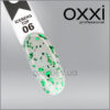 OXXI - TOP WITHOUT A STICKY LAYER ICEBERG TOP 6 WITH GLITTER, 10 ML - טופ אייסברג ללא נטרול 06