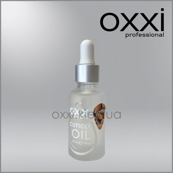 OXXI - CUTICLE OIL, ALMOND, ALMOND SCENT, 30 ML. - שמן הזנה 30 מל בריח שקד