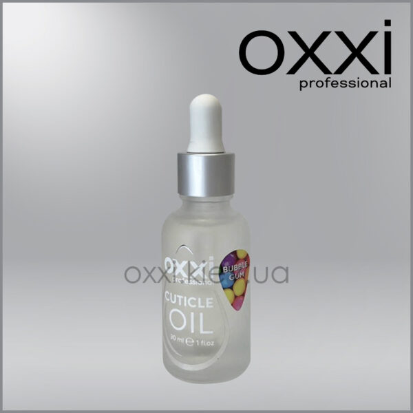 OXXI - CUTICLE OIL, BUBBLE GUM, 30 ML. - שמן הזנה 30 מל בריח מסטיק