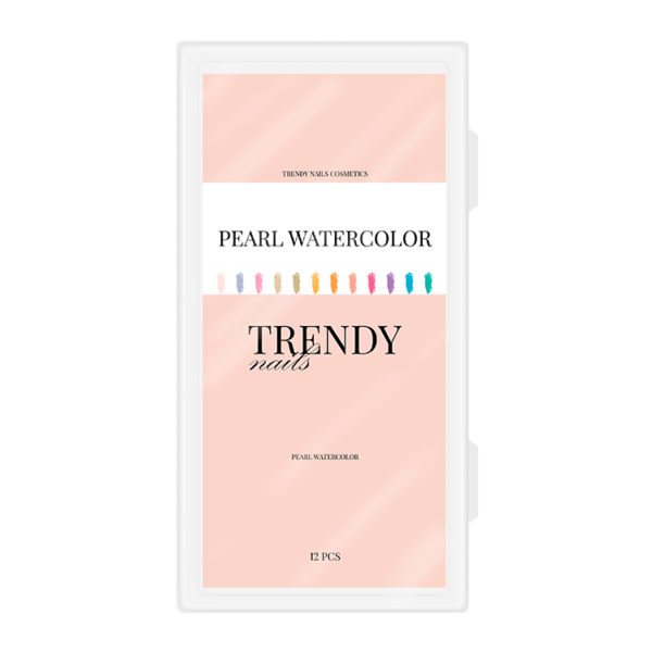 TRENDY - Mother of pearl watercolor - סט לקישוט צבעי מים פנינה - Image 2