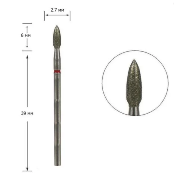 Nozzle diamond FP Drop 0.18 RED (257514018)