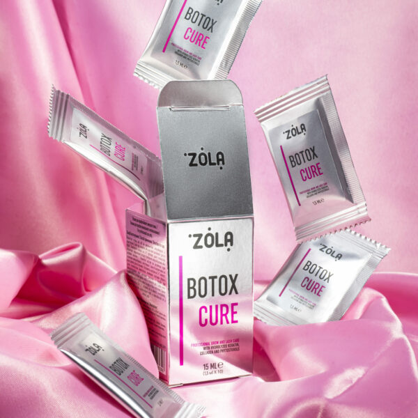 ZOLA - Botox for eyebrows and eyelashes in a sachet Botox Cure 1.5 ml x 10 pcs. - בוטוקס לריסים וגבות 10 יחידות של 1.5 מל יחידות בקופסא - Image 2
