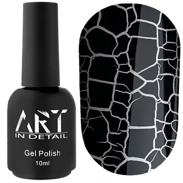 Гель-лак ART Crack Effect Black (чорний для кракелюру), 10 мл