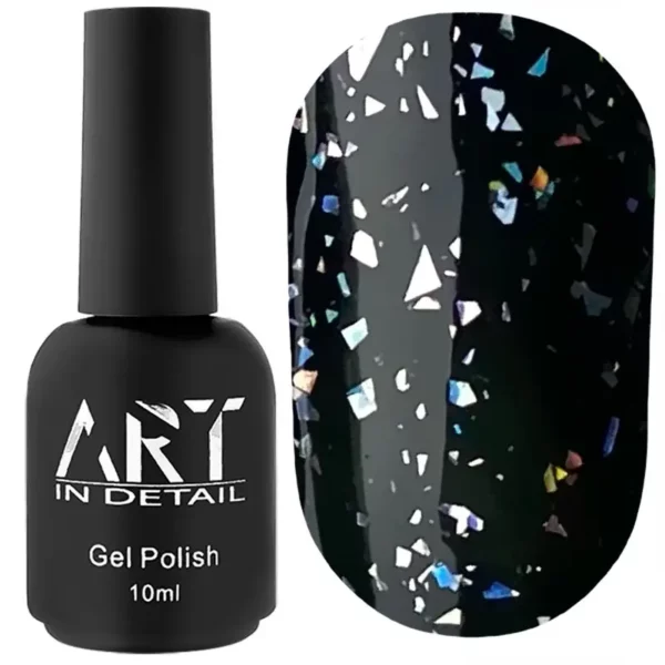 ART Shell Top HOLO - топ для гель-лаку з голограмними пластівцями, 10 мл