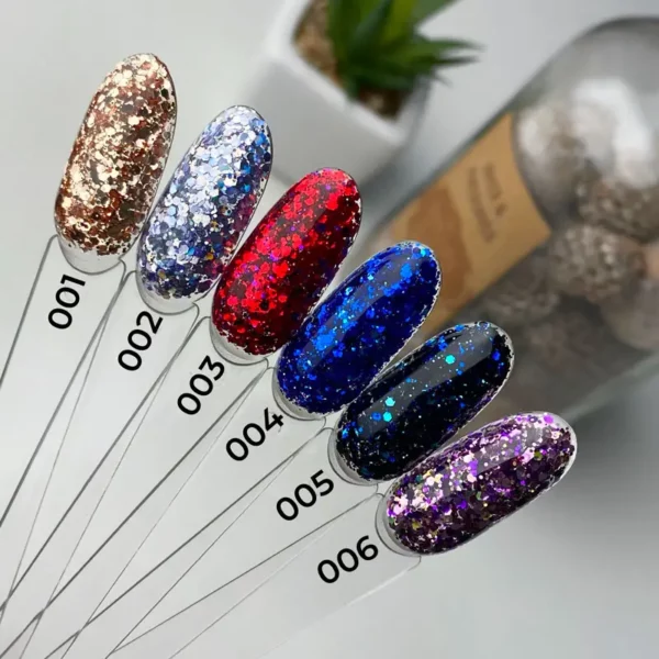 Гель із блискітками ART Mermaid Glitter Gel №003, 5 мл - Image 2