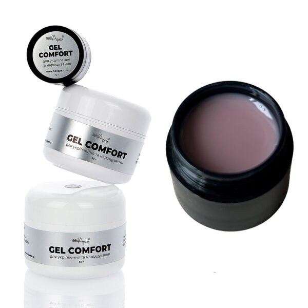 nailApex - Gel without shaving COMFORT GEL #3 cold beige, 30g - 03 - ג'ל בנייה קומפורט 30 גרם צבע בז' קר