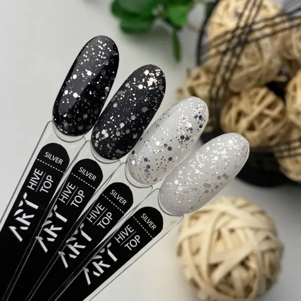 ART Hive Top Silver - топ із шестигранниками без липкого шару, 10 мл - Image 2