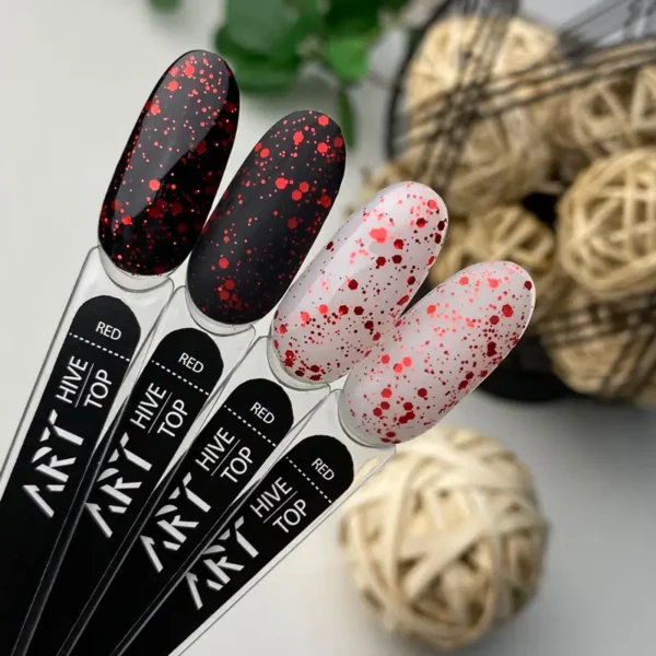 ART Hive Top Red - топ із шестигранниками без липкого шару, 10 мл - Image 2
