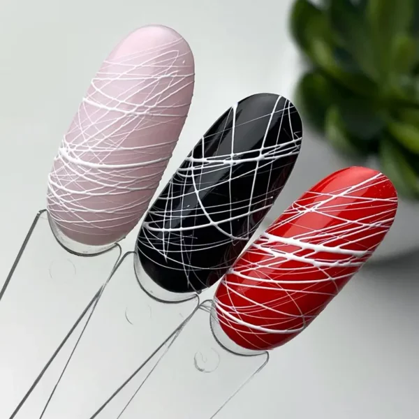 Гель-павутинка ART Spider Gel White, біла, 5 мл - Image 2