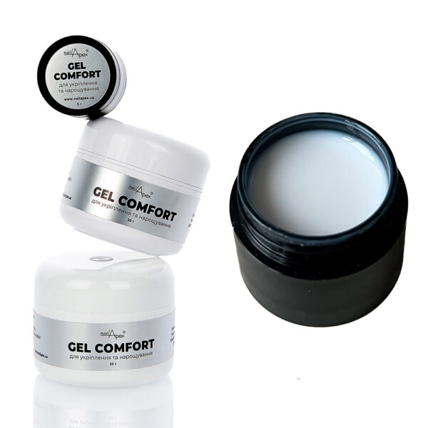 nailApex - Gel without shaving COMFORT GEL #4 milk, 30g - 04 - ג'ל בנייה קומפורט 30 גרם צבע חלבי