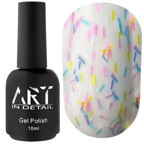 ART Top Cake Pops Matte - матовий топ з кольоровим посипанням без ЛШ, 10 мл