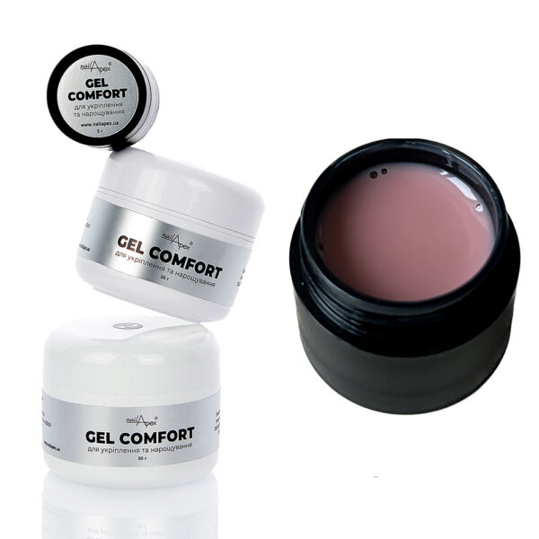 nailApex - Gel without shaving COMFORT GEL #5 natural, 30g - 05 - ג'ל בנייה קומפורט 30 גרם צבע טבעי