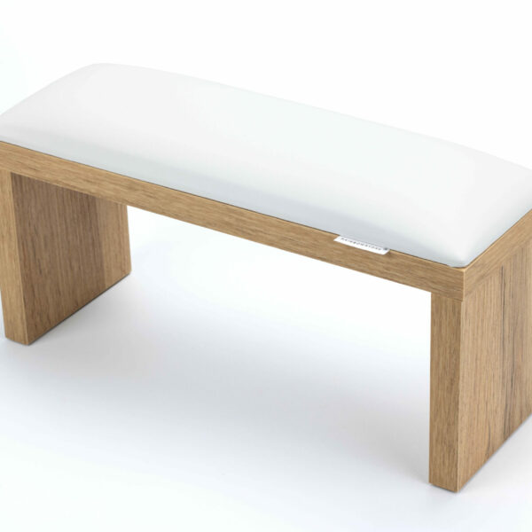 SPENVI - Armrest for manicure on BROWN legs WHITE - משענת יד למניקור - לבן חום