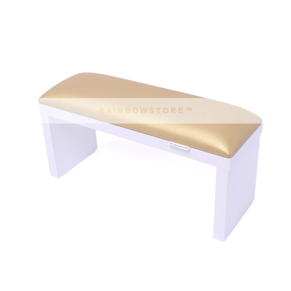 SPENVI - Armrest for manicure on WHITE legs GOLD - משענת יד למניקור - זהב לבן