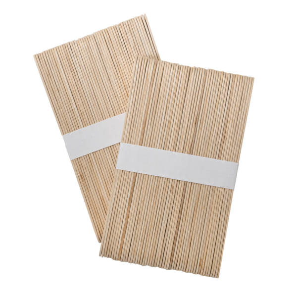 STALEKS - WOODEN SPATULA FOR DEPILATION EXPERT 10 DSW-10 100 PCS - מקלות עץ לשעווה 100 יחידות - Image 3