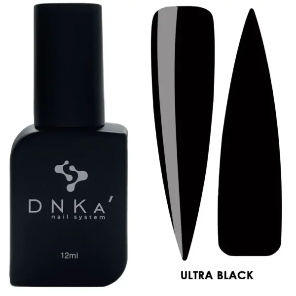 DNKA - Гель-лак для нігтів ULTRA BLACK, 12 мл