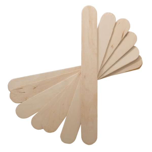 STALEKS - WOODEN SPATULA FOR DEPILATION EXPERT 10 DSW-10 100 PCS - מקלות עץ לשעווה 100 יחידות