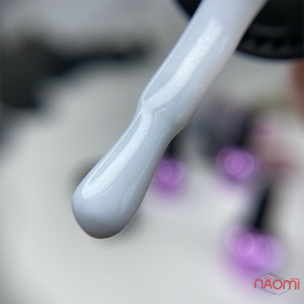 Elise braun - Liquid poly gel no. 007 white with shimmer bottel 15 ml - 007 - ג'ל בנייה פוליג'ל נוזלי בבקבוק 15 מל - Image 2