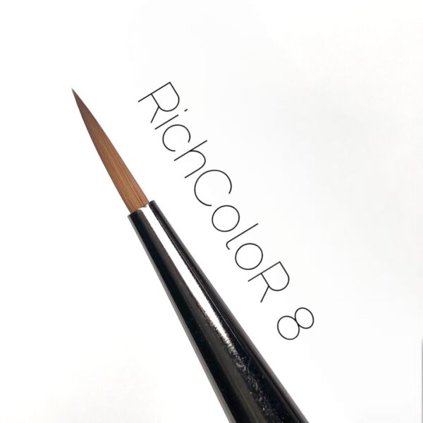 RichColor - Design brush Liner  No. 8 - מברשת עיצוב ליינר 08