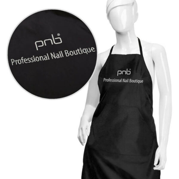PNB manicurist apron - סינר עבודה שחור של PNB - Image 2