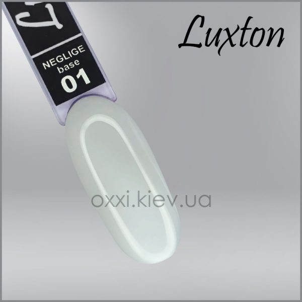 LUXTON - CAMOUFLAGE BASE NEGLIGE. white 1, 30 ML - בייס כאבר ניגליג 30 מל לבן - מס, 01 - Image 2