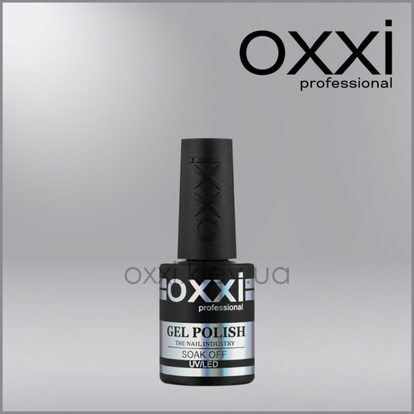 Камуфлююча база для гель-лаку Oxxi Professional Lurex Base 13, рожевий дим, світловідбивна, 10мл - Image 3
