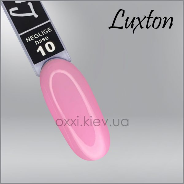 LUXTON - CAMOUFLAGE BASE NEGLIGE. pink No, 10, 30 ML - בייס כאבר ניגליג 30 מל ורוד - מס, 10 - Image 2