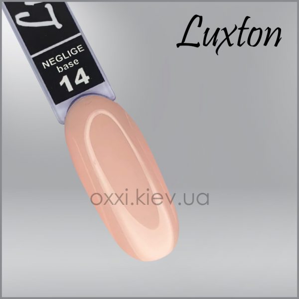 LUXTON - CAMOUFLAGE BASE NEGLIGE. pink-flesh No, 14, 30 ML - בייס כאבר ניגליג 30 מל ורוד בשר - מס, 14 - Image 2