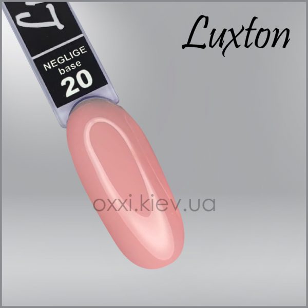 LUXTON - CAMOUFLAGE BASE NEGLIGE. tea rose No, 20, 30ML - בייס כאבר ניגליג 30 מל תה ורד - מס, 20 - Image 2