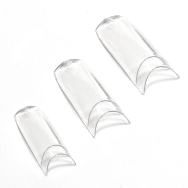 Tips for building with acrylic 100pcs, CLEAR - טיפים לבנייה באקריל 100 יחידות שקוף - Image 2