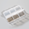 KODI - Beads for nail design (color: light gray) - חרוזים לעיצוב ציפורניים (צבע: אפור בהיר)