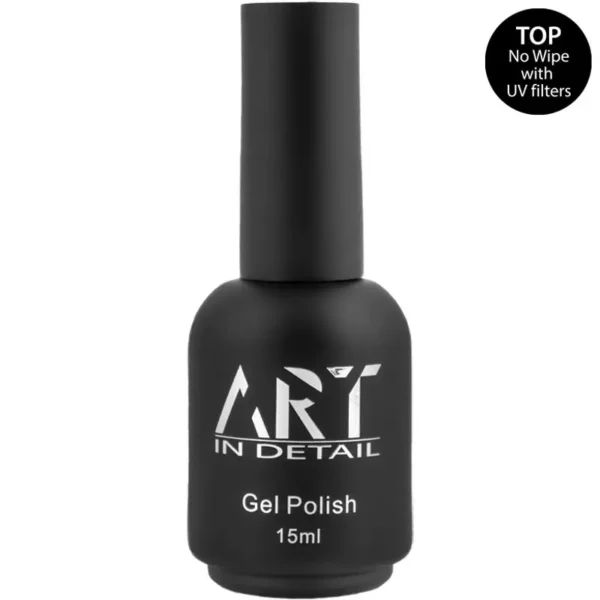 ART Top No Wipe With UV Filters - топ для гель-лаку без ЛШ з УФ фільтрами, 15 мл