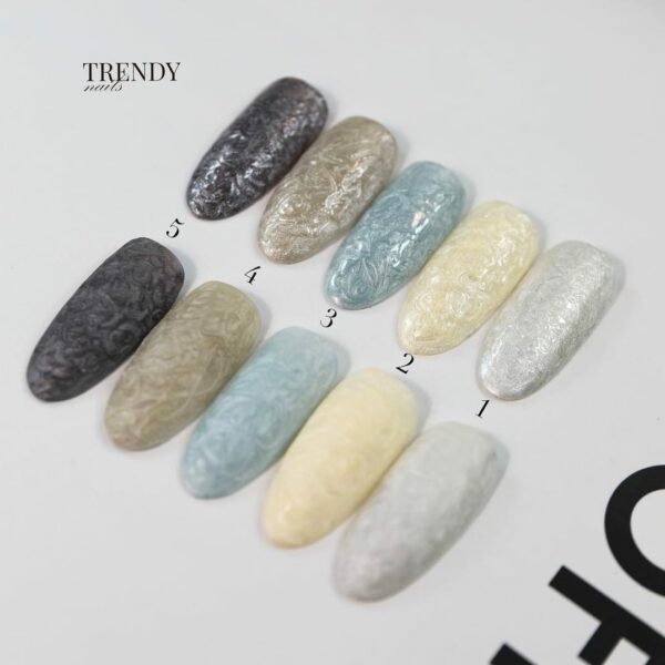 TRENDY - Shell No. 3 is a gentle blue shade - ג'ל ציור וקישוט ללא נטרול גוון כחול עדין SHELL 03 - Image 3