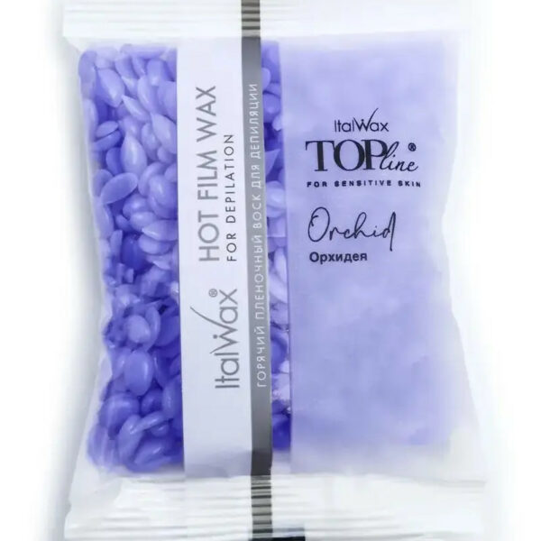 Italwax - Hot wax in granules Italwax TOP FORMULA - Orchid, 100 g. - שעווה חמה בגרגירים פורמולה טובה ביותר - סחלב, 100 גרם