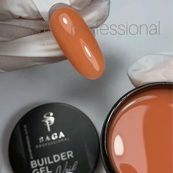 SAGA - Гель для нарощування Builder Gel Veil 15 мл №15 - Image 2