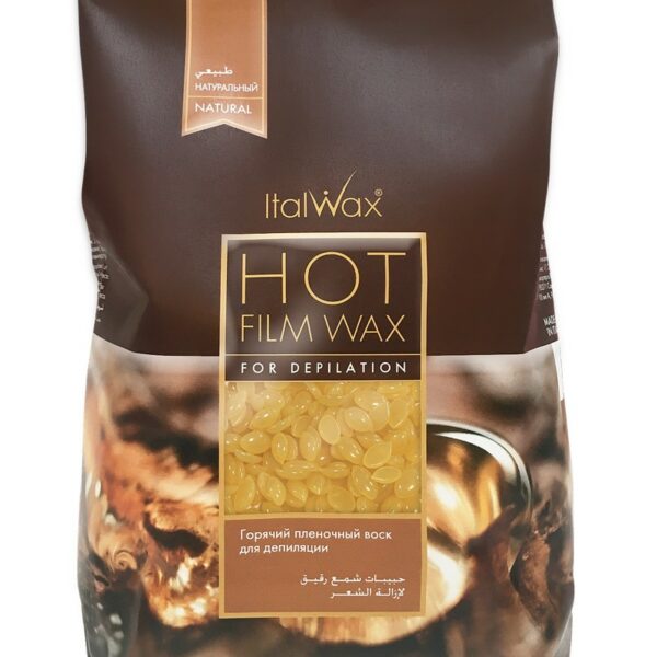 Italwax - Hot wax in granules - Natural, 500 g.. - שעווה חמה בגרגירים איטלווקס - טבעי, 500 גרם.