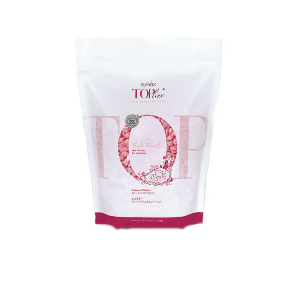 Italwax - Hot wax in granules TOP FORMULA - Pink pearl, 750 g. - שעווה חמה בגרגירים פורמולה טובה ביותר - פנינה ורודה, 750 גרם