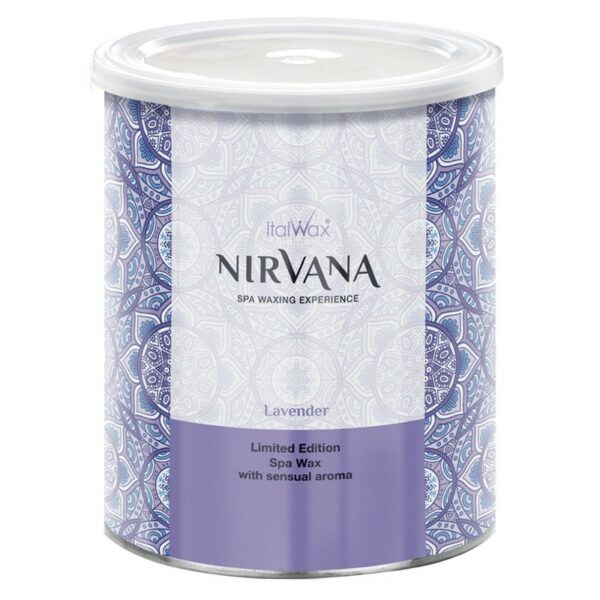 Italwax -Warm wax in a jar NIRVANA - Lavender, 800 g - שעווה חמה בצנצנת נירוונה - לבנדר, 800 גרם