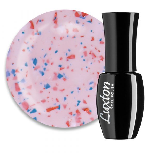 LUXTON - BASE ONYX. pink with red-green undertones. No. 3, 10ML - בייס כאבר אוניקס 10 מל ורוד עם גוונים אדומים-ירוקים - מס' 03