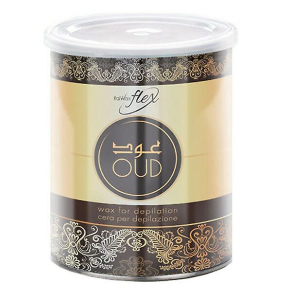 Italwax - Warm wax in a jar FLEX - OUD (UD), 800 g - שעווה חמה בצנצנת פלקס - OUD (UD), 800 גרם