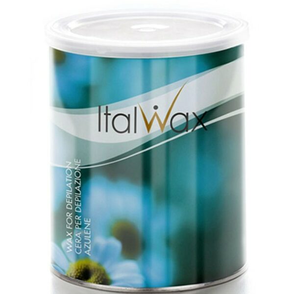 Italwax - Warm wax in a jar Italwax - Azulene, 800 g - שעווה חמה בצנצנת איטלווקס - אזולן, 800 גרם