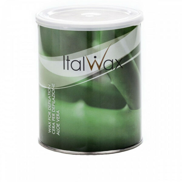 Italwax - Warm wax in a jar Italwax - Aloe, 800 g - שעווה חמה בצנצנת איטלווקס - אלוורה, 800 גרם