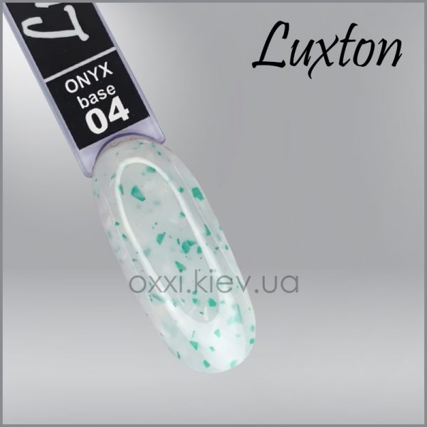LUXTON - BASE ONYX. white with green tint. No. 4, 10ML - בייס כאבר אוניקס 10 מל לבן עם גוון ירוק - מס' 04 - Image 2