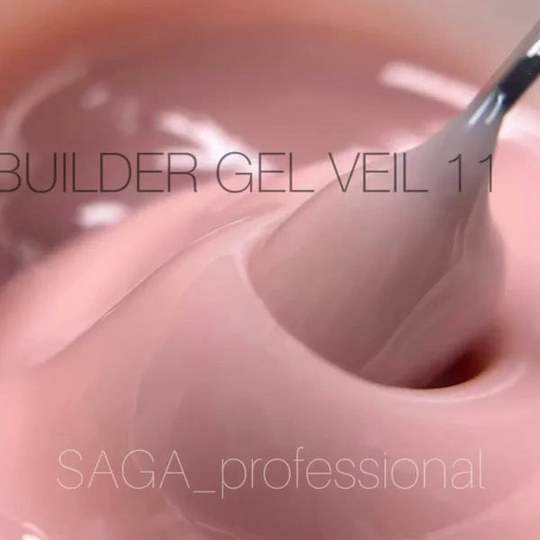 SAGA - Гель для нарощування Builder Gel Veil 15 мл №11 - Image 3