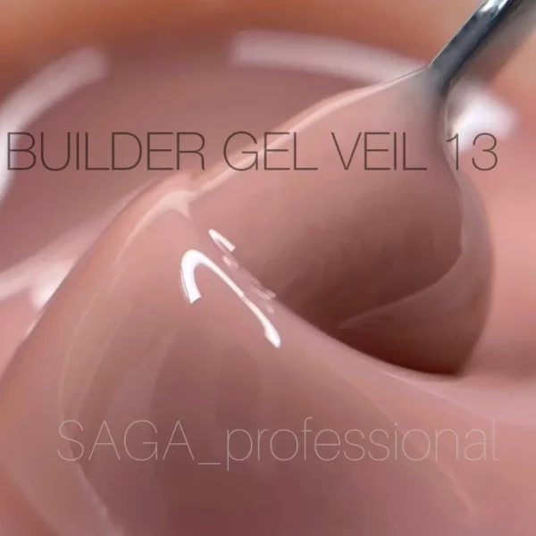 SAGA - Гель для нарощування Builder Gel Veil 15 мл №13 - Image 4