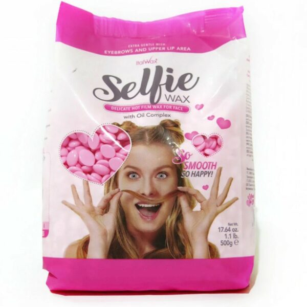Italwax - Hot wax in granules Italwax Selfie Selfie (for face) 500 g. - שעווה חמה בגרגירים סלפי - (לפנים) 500 גרם.