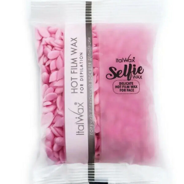 Italwax - Hot wax in granules Selfie (for face) 100 g. - שעווה חמה בגרגירים סלפי - (לפנים) 100 גרם