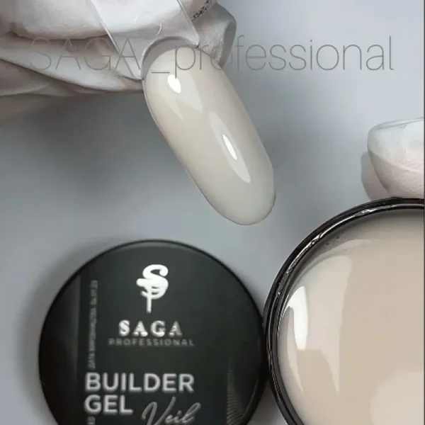 SAGA - Гель для нарощування Builder Gel Veil 15 мл №9 - Image 2