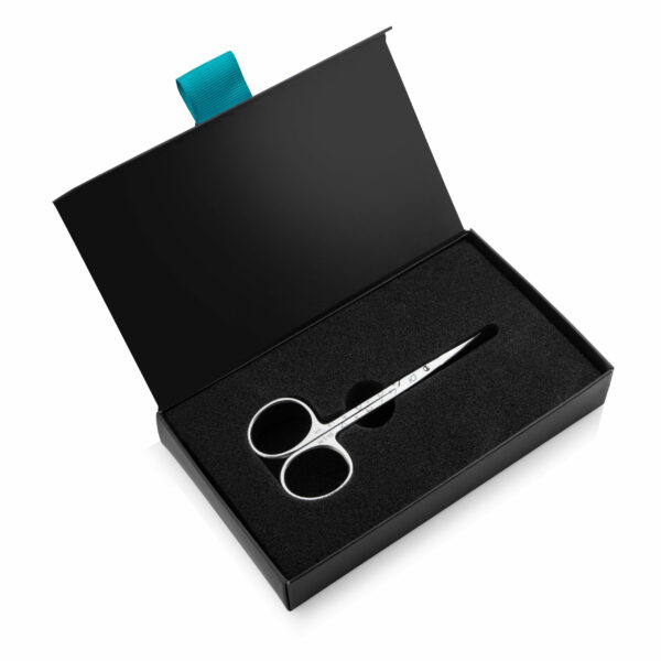 RAIZ - PROFESSIONAL CUTICLE SCISSORS RICH FORM 1 SIZE M - SR-1-M - מספריים מקצועיות ריץ' לעור - Image 2
